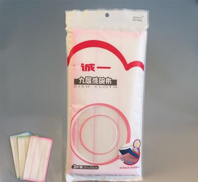 誠(chéng)一日用九層精致工藝去污能力強(qiáng)耐用洗碗布 工廠直銷30X30cm，打造潔凈新體驗(yàn)